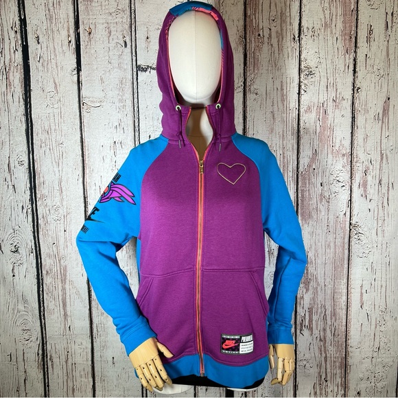 Nike Doernbecher Freestyle Amyiah's Rally Full-Zip Hoodie Sweatshirt MEDIUM EUC - Picture 2 of 16